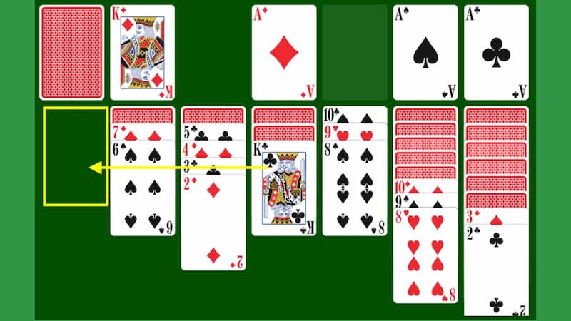 cách chơi bài Solitaire