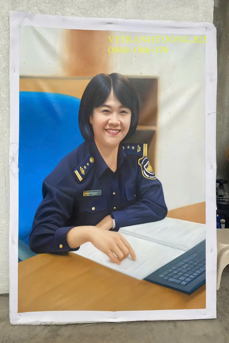 vẽ chân dung theo yêu cầu từ ảnh chụp