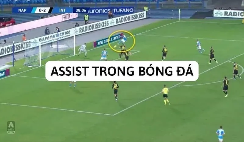 Khái niệm Assist trong bóng đá là gì