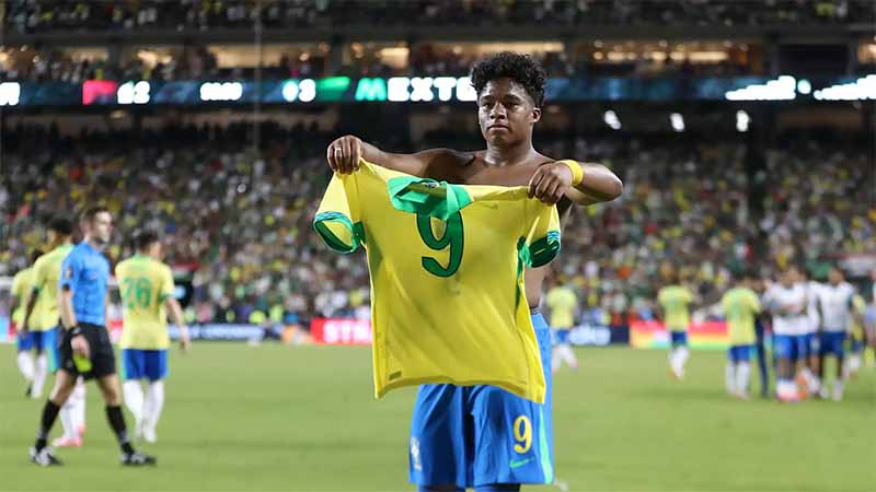 Endrick đội tuyển Brazil