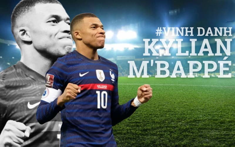 Kylian Mbappe cầu thủ Pháp