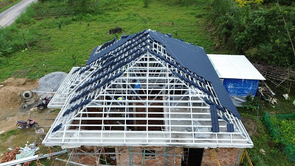 thi công khung kèo thép nhẹ