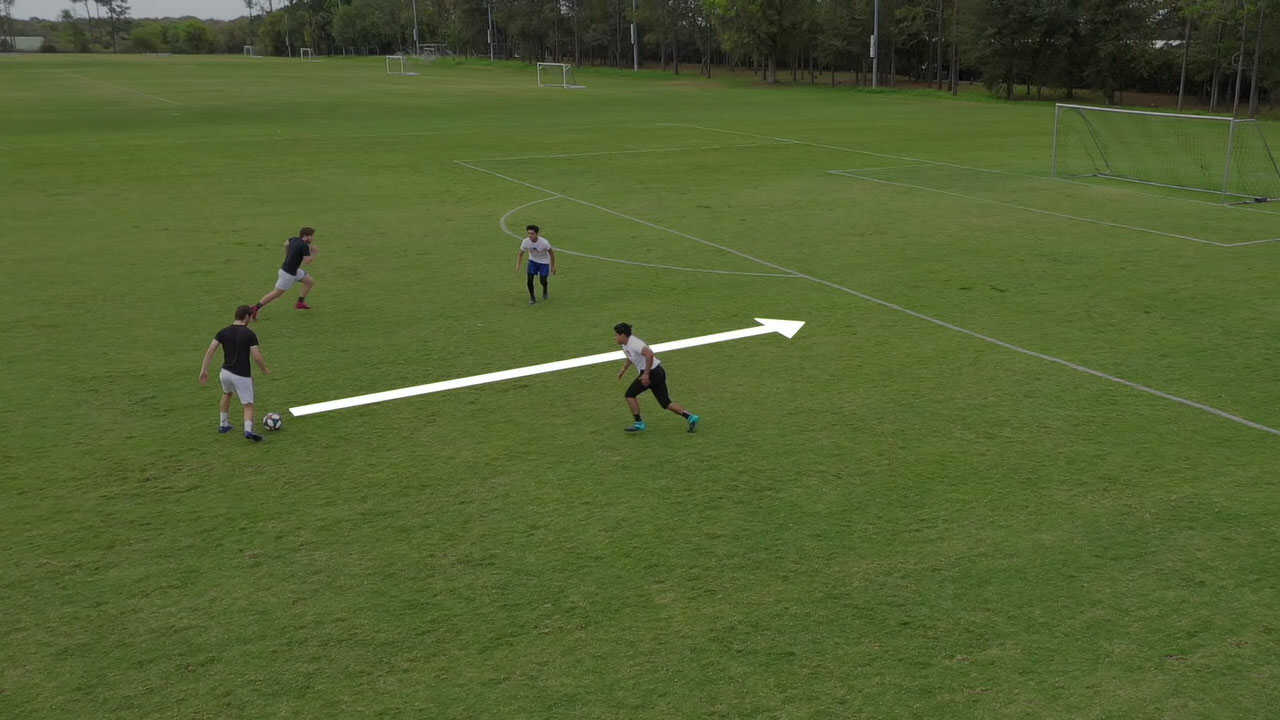 Tư thế chuẩn khi thực hiện kỹ thuật chuyền dài