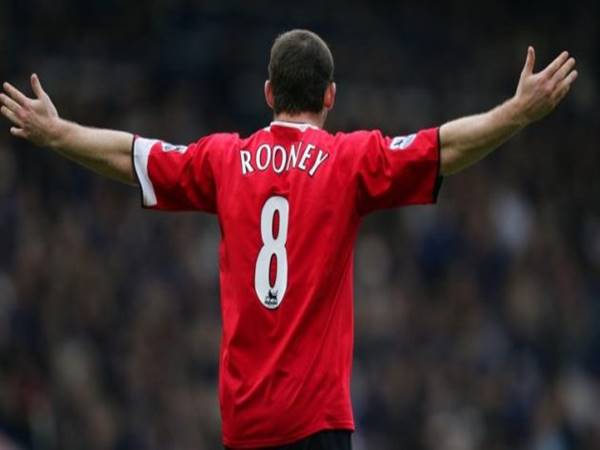 Số áo Rooney ở MU và những số áo của Rooney từng mặc