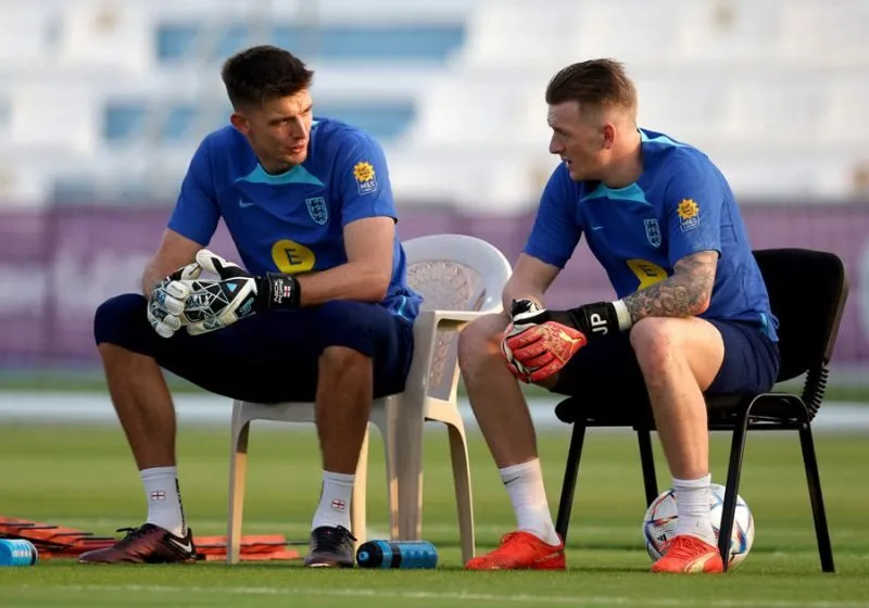 Nick Pope và Jordan Pickford