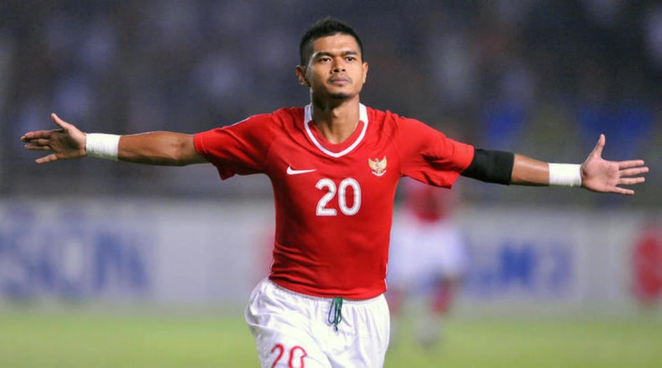 Bambang Pamungkas trong màu áo đội tuyển quốc gia